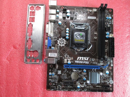 Msi h81m p33 - h81m-p33, socket