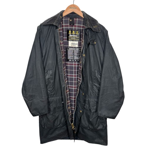 Barbour a205 border wax jacket - border,