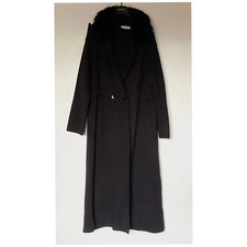 Manà cappotto lungo - nero, con