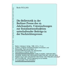 Die Belletristik in der