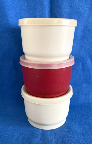 Vintage tupperware set 3 - vintage,