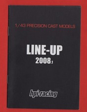 HPI RACING 1/43 PRECISION CAST MODELS LINE-UP CATALOGUE year 2008.1