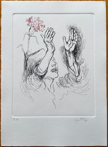Renato guttuso acquaforte 1977 - renato,