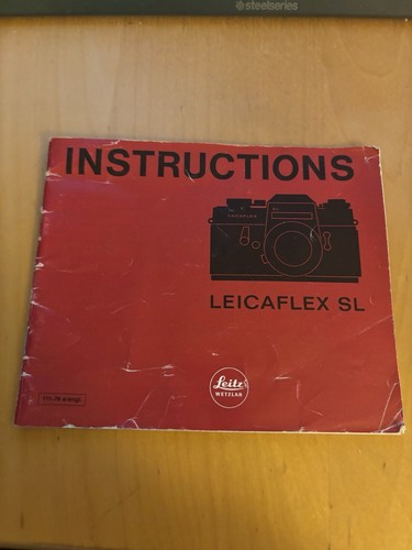 Leicaflex fotocamera - leicaflex, sl