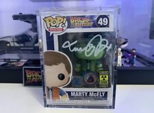 Funko Pop Marty McFly Plutonium 49 doppio firmato da MJF e Christoper Lloyd