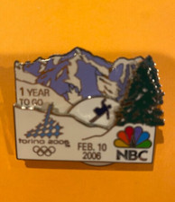 TORINO OLYMPICS NBC MEDIA PIN