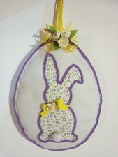 Fuoriporta dietroporta pasqua idea regalo casa donna coniglio