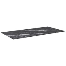 Piano Tavolo Nero 100x50 cm