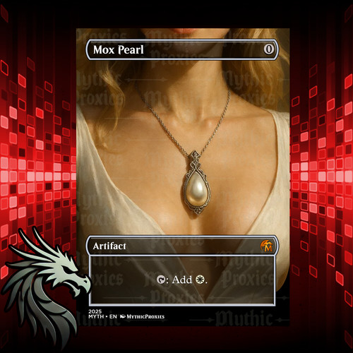 Mox pearl carta - pearl, playtest