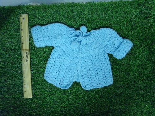 Maglione blu fatto mano - maglione,