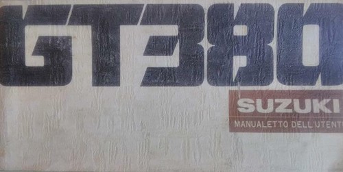 Suzuki 380 libretto manuale - gt,