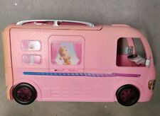 Mattel Barbie Pink Dream Camper 2016 Motorhome Van RV Expanding/Foldout Roulotte