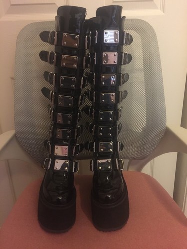 Gothic platform boots - gothic,