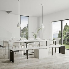 Panca allungabile WALK bianco