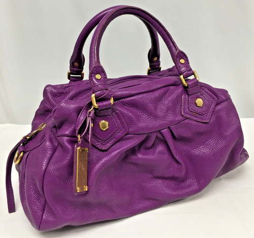 Borsa pelle viola - in, by