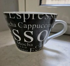 Tazza Tazzone Colazione Colore Nero Espresso Cappuccino Caffè 