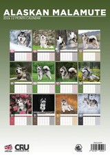 Calendario A3 Alaskan Malamute
