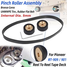 Per Pioneer RT-909/901 Nuova Coppia Rulli Pinch Assemblaggio con Cinghia Bobina a Bobina Deck