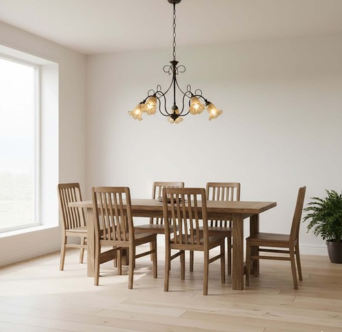 Lampadario classico ferro - lampadario,