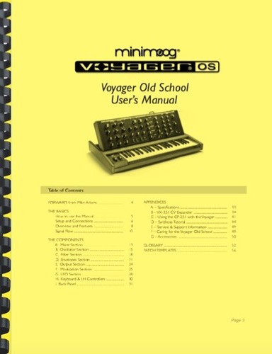 Moog minimoog voyager old - moog,