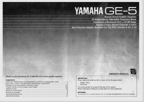 Yamaha equalizzatore - yamaha,