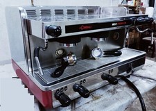 MACCHINA PER CAFFÈ ESPRESSO LA CIMBALI M22 PREMIUM 2 GRUPPI INOX E ROSSA