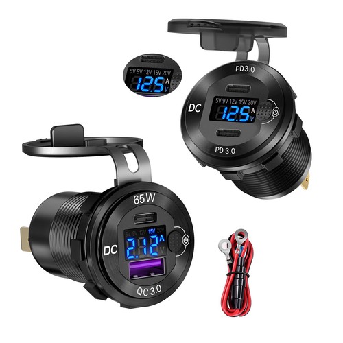 Voltmetro corrente led prese