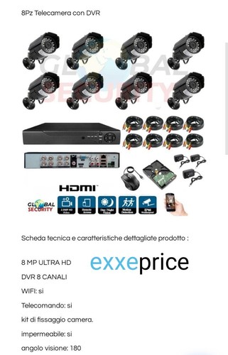 Kit completo videosorveglianza - kit,