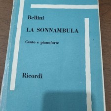Bellini La Sonnambula spartito