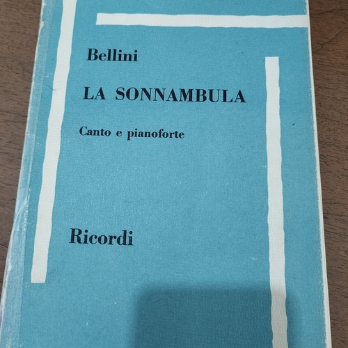 Bellini sonnambula spartito - bellini,