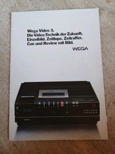 WEGA Video 3 libretto