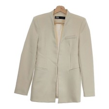 ZARA BASIC Collarless jacket