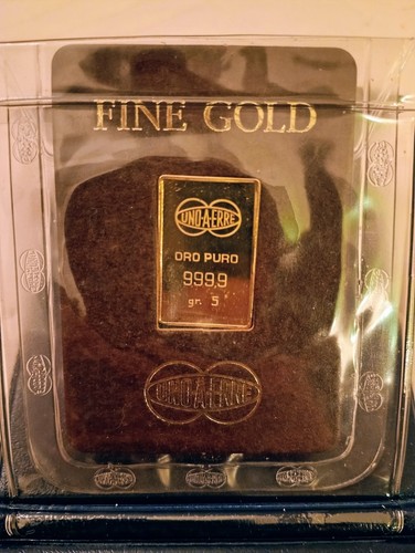 Lingotto oro 999 grammi uno - oro,