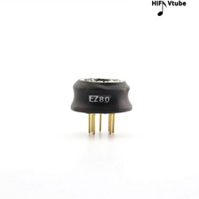 Adattatore tubo aspirazione EZ80 a 6Z4 [Fondo] placcato convertitore presa fai da te HIFI 