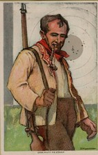 ANTICA CARTOLINA SVIZZERA TIRO A SEGNO 1924
