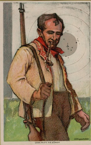 Antica cartolina svizzera - antica,