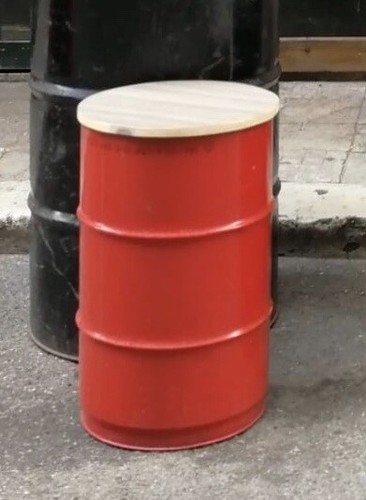 Sgabello stile industriale - sgabello,