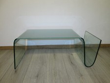 Tavolino coffee table in cristallo mod. Fiam