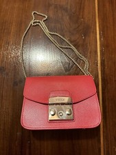 Borsa Furla tracolla Rosso Mai Indossata