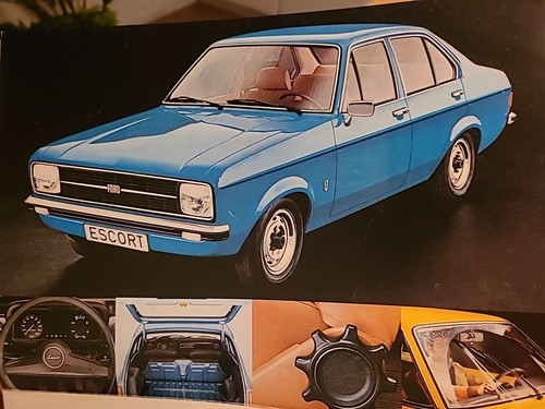 Brochure depliant ford escort - depliant,