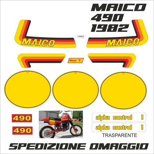 Kit adesivi stickers maico - stickers,