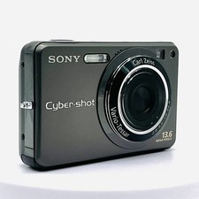 Sony Cyber-shot DSC-W300 13,6 megapixel fotocamera digitale - grafite scura dal Giappone - grigio!!