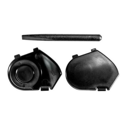 Placchette visiera flat black