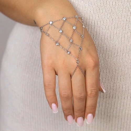 Bracciale catena dito mano - bracciale, dito/mano