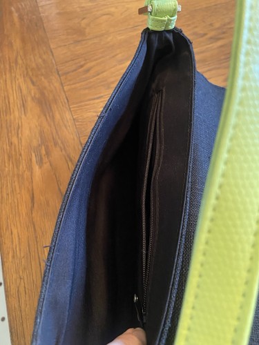 Borsa blu navy con manico - , in