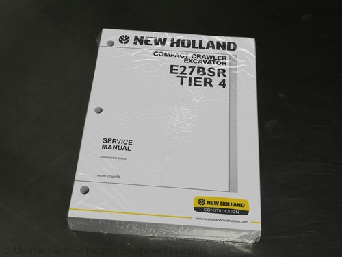 New holland e27bsr tier - new, 4