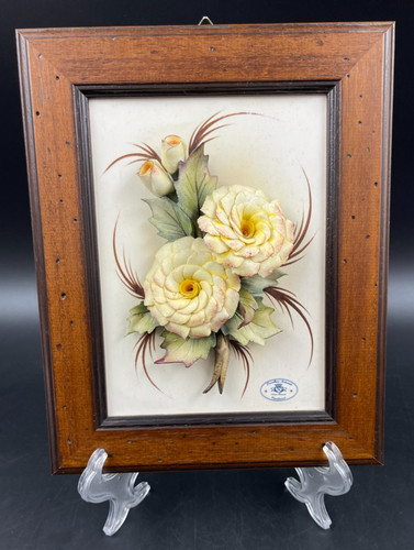 Quadro con fiori porcellana - quadro,
