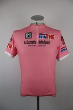 SANTINI SMS GIRO D'ITALIA MAGLIA ROSA CICLISMO UOMO TG L MAN SHIRT SPORT BIKE