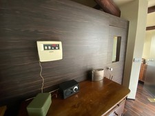 sauna finlandese da interno stufa Kalura, centralina Harvia 