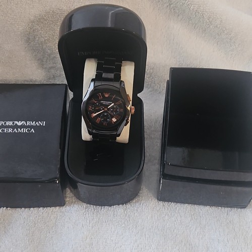 Emporio armani ceramica uomo - ceramica,